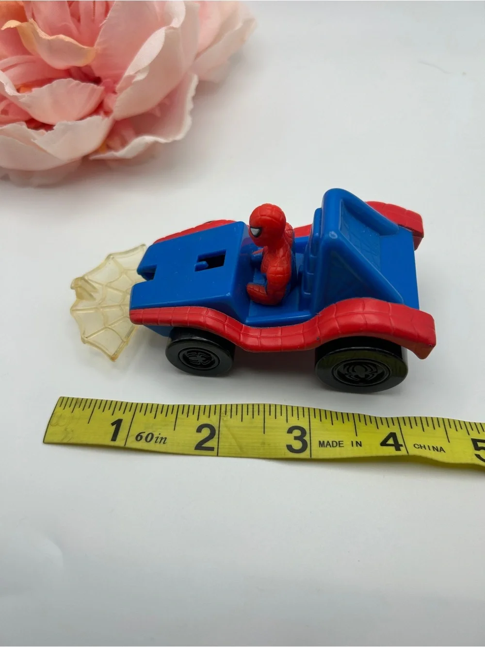 Vintage 1996 Spider-Man Marvel Toy Vehicle with Folding Web Shield